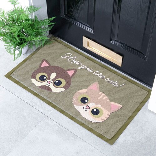 Artsy Doormats Otirač 40x70 cm Hope You Like Cats &amp;ndash; Slike