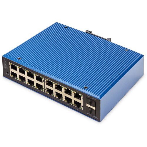 Digitus Industrial 16+2 -Port L2 managed Gigabit Ethernet Switch Cene
