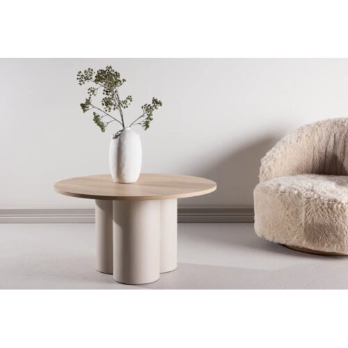 Venture Home Olivia klub stolić ⌀80 cm, izbijeljeni (whitewash) Cijene