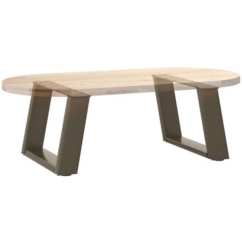  Noge za stolić U-oblika 2 kom Prirodni čelik 50x(30-31) cm Slike