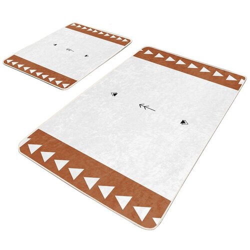 Mila Home Bele kopalni&amp;scaron;ke preproge v kompletu 2 ks 60x100 cm &amp;ndash; Slike