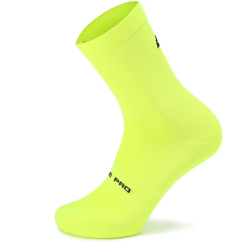 Alpine pro Unisex ponožky s antibakteriální úpravou COLO neon safety yellow