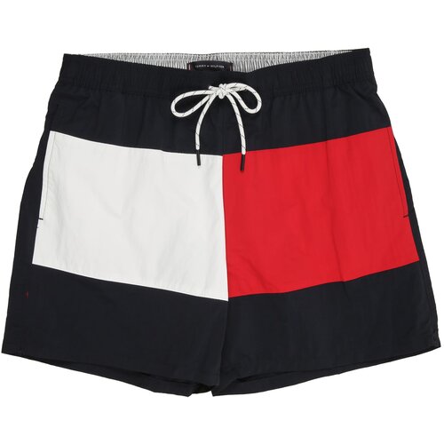 Tommy Hilfiger Underwear Kratke kopalne hlače marine / rdeča / bela Cene