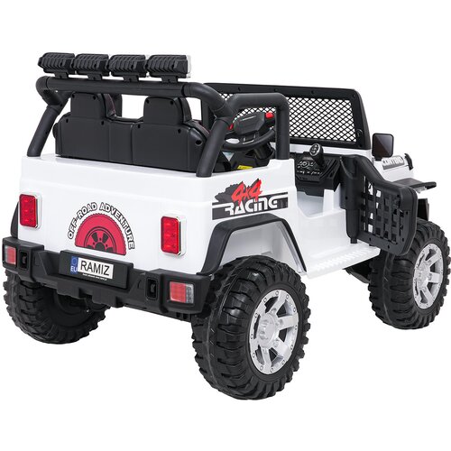 Auto na akumulator Jeep BEAST 4x4 - bijeli Slike