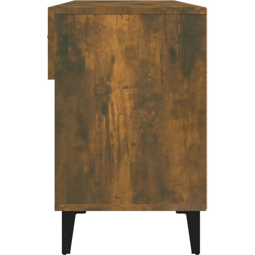 za cipele dimljeni hrast 102x35x55 cm konstruirano drvo Slike