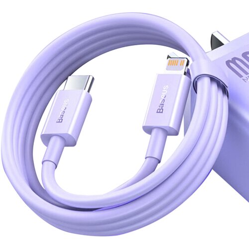 Baseus Kabel za hitro polnjenje iPhone USB-C - Lightning PD 20W 1m, vijoličen, (21831669) Cene