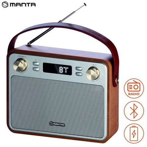 Manta Prijenosni radio FM/USB/microSD LCD RDI915X Cijene