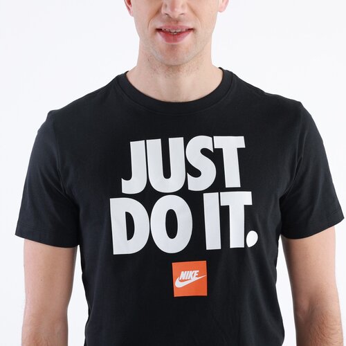 Nike Majica oranžna / črna / bela Slike