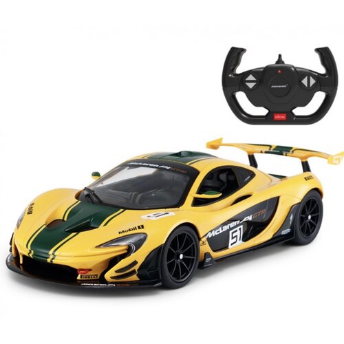  Licencirani auto na daljinsko upravljanje McLaren P1 GTR Rastar 1:14 - žuti Cene