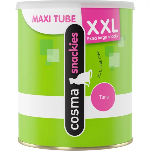 Cosma Varčno pakiranje Snackies XXL Maxi Tube zamrznjeno posušeni prigrizki - 3 x Tuna (540 g)
