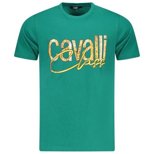 Cavalli Class Mu&scaron;ka Majica Kratkih Rukava Zelena Cijene