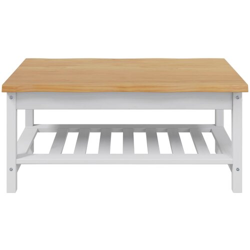  Kava Stol EKAI Bijela 100 x 60 x 45,5 cm Masivna borovina Slike