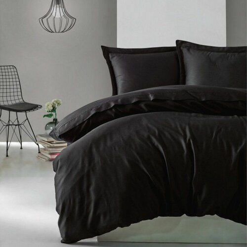 Cotton Box posteljina cb elegant saten - siyah Slike