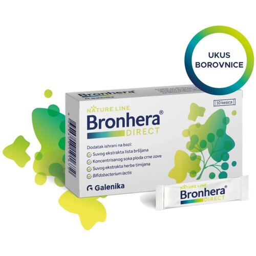 Galenika Bronhera® direct 10 kesica Cene