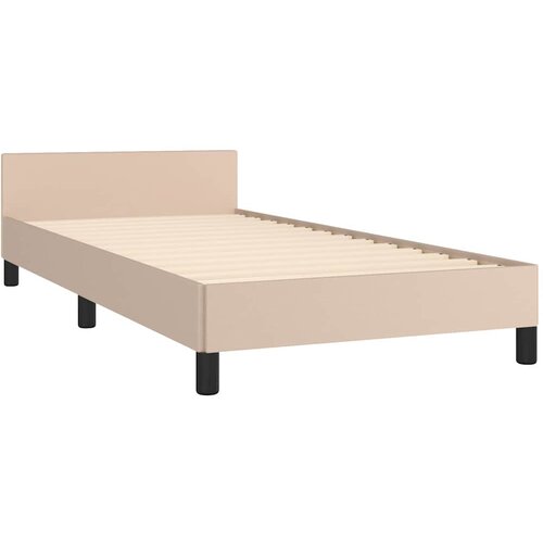  Okvir za krevet s uzglavljem bez madraca cappuccina 90x200 cm Slike