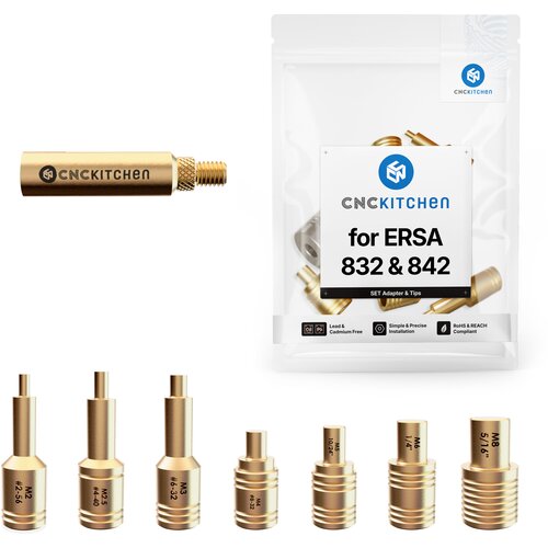 CNC Kitchen Dodaci za lemljenje + Ersa 832 i 842 adapteri - 1 set Slike
