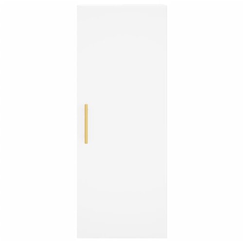 Visoka komoda bijeli 34,5x34x180 cm od konstruiranog drva Slike