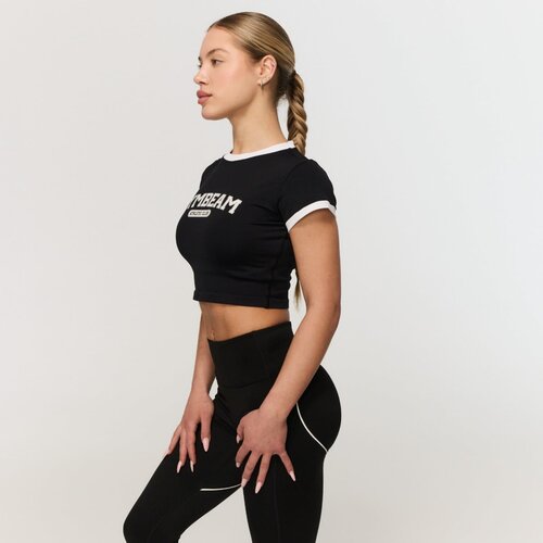 GymBeam Ženska majica Varsity Black XS Slike