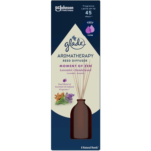 Glade difuzer z disečimi palčkami Aromatherapy reed sivka in sandalovina 80 ml Cene