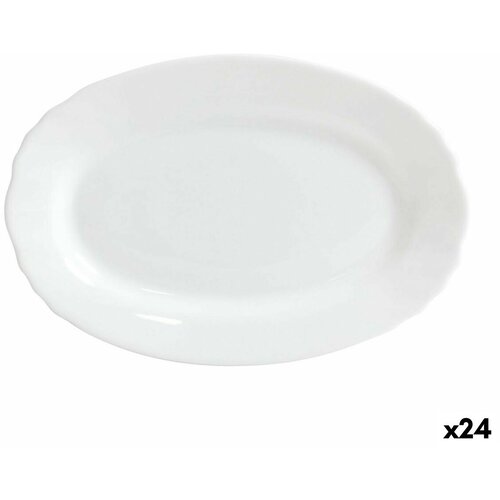 Posuda za Pečenje Bormioli Ebro Staklo ovalno 23 x 15,5 x 2,1 cm (24 kom.) Slike