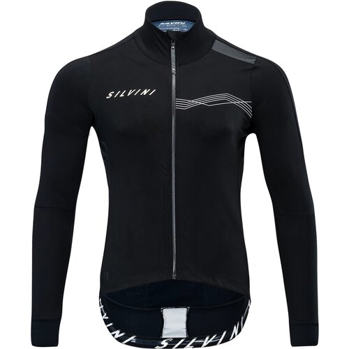 Silvini Men's cycling jacket Ghisallo black-white, S Cene