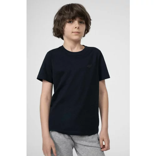 4f Otroška kratka majica mornarsko modra barva