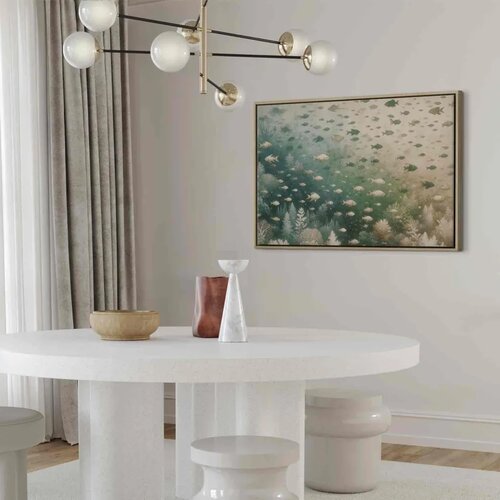  Slika - The marine world 120x80 U prirodnom drvenom okviru Slike