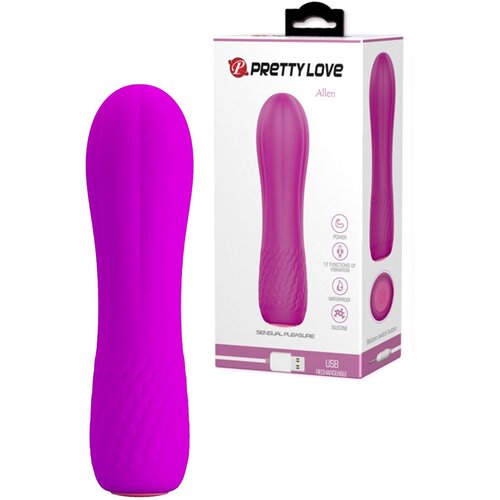  Vibrator Pretty Love Allen, 11.6cm, Ljubičasti Slike
