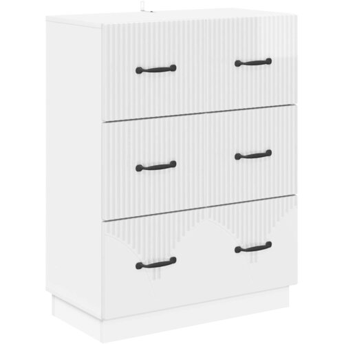  Ormar s ladicama Bijela visokog sjaja 66 x 34,5 x 87 cm Cijene