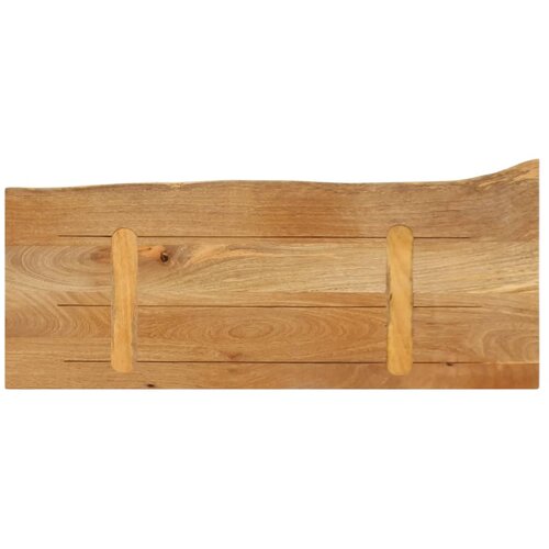 Stolna ploča sa živim rubom 90x30x2,5 cm od masivnog drva manga Slike
