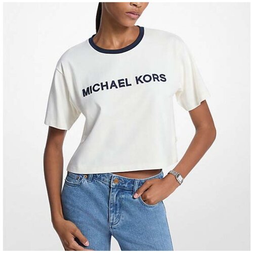 Michael Kors Majice s kratkimi rokavi MF551WN2ZU Bela Slike