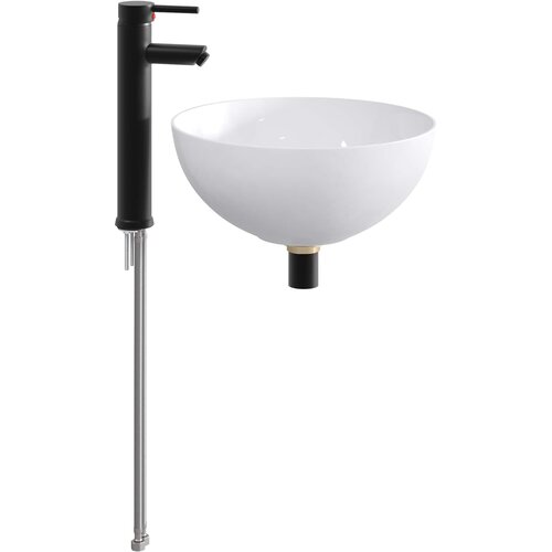  Umivaonik za kupaonicu Mat Crna 35,5 x 35,5 x 14,5 cm Metal Cijene