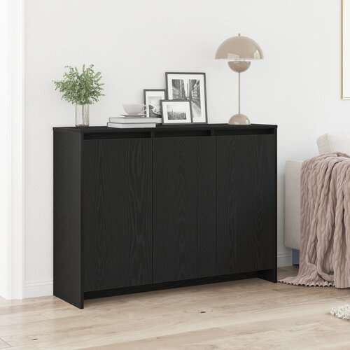 vidaXL Sideboard Crni hrast Konstruirano drvo Srednji Pohrana Cene
