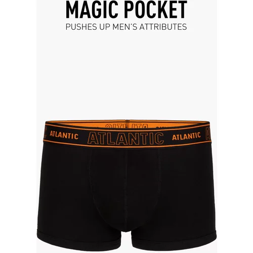 Atlantic Man Boxers Magic Pocket - black