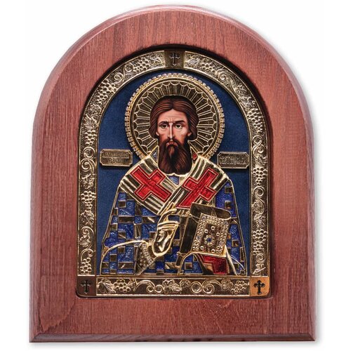  Ikona u drvetu Sveti Sava, 170x205x22mm Cene