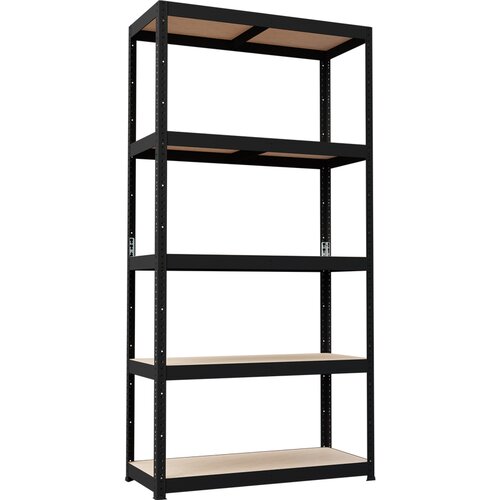  Metalni regal 179x80x40 cm, crni Slike