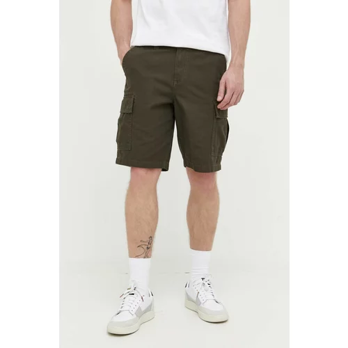 Billabong Pamučne kratke hlače boja: zelena