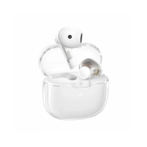 Remax W18 bincol series dual enc wireless earphone white Cene