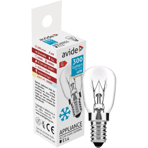 Avide Led sijalica za frižider, 40 W, E14, 3000 K, Cooling Bulb Slike