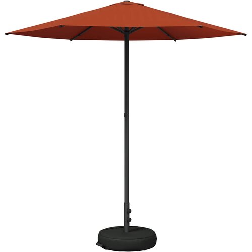 VidaXL Vrtni Parasol s Podnožjem 230 x 230 cm Poliester Pravokutni - Terakota 2 3 x 2 3 m s podlogom Slike