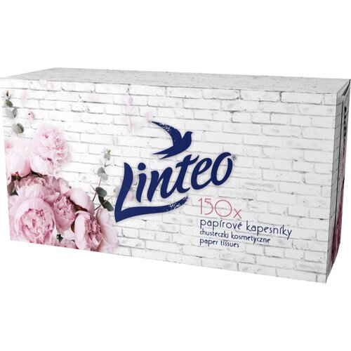 Linteo Paper Tissues Two-ply Paper, 150 pcs per box papirnati robčki 150 kos Cene