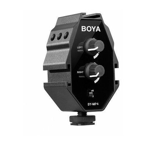 Boya BY-MP4 audio adapter dvokanalni crni Slike