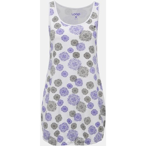 LOAP White women's floral long tank top Adelka - Ladies Cijene