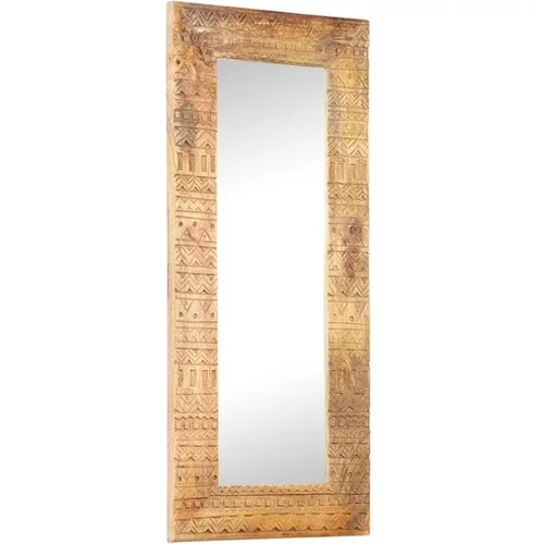 Den Ročno izrezljano ogledalo 110x50x11 cm trmangov les