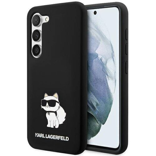 Karl Lagerfeld Originalen ovitek Samsung Galaxy S24 5G - IML NFT Choupette Body - črn silikonska zaščita - KLHCS24SSNCHBCK Cene