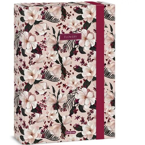 Ars Una flowery pink A/4 kutija za bilježnice Cene