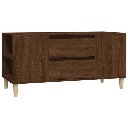 Maison Chic TV omarica - TV stojalo - Televizijska omarica rjavi hrast 102x44,5x50 cm inženirski les, (21701716) Cene