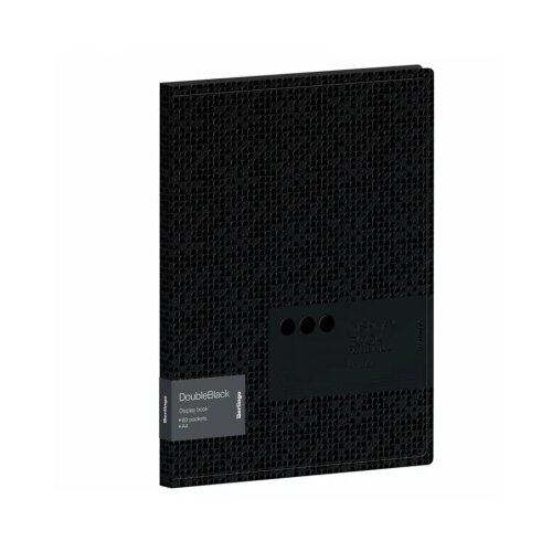 BERLINGO Fascikla sa folijama DoubleBlack, 60 folija A4 crna 04CSB299467 Slike