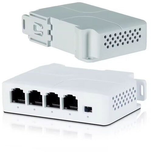 Rosfix Ojačevalnik Signala POE DIN TH35 &ndash; Brizgalna Glava Z 1x Vhodom 3x Izhodom, Gigabitni, 25W, 100m, LED, SCP/OLP, CE Rohs, (5000243683) Cene