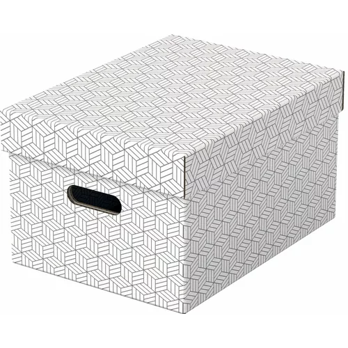 Esselte Home Sada 3 bílých úložných boxů Leitz Eselte, 26,5 x 36,5 cm